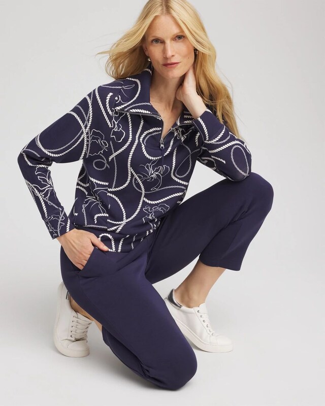 Zenergy Soft Melody Half-Zip Top - image 3